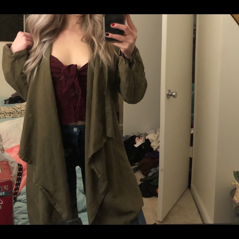 Olive green jacket
